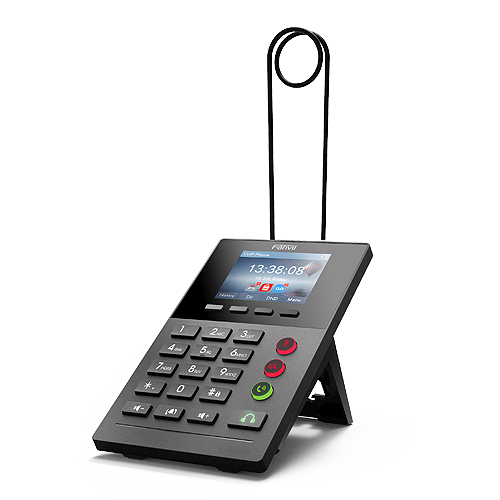 A picture of the Fanvil X2P call centre phone.